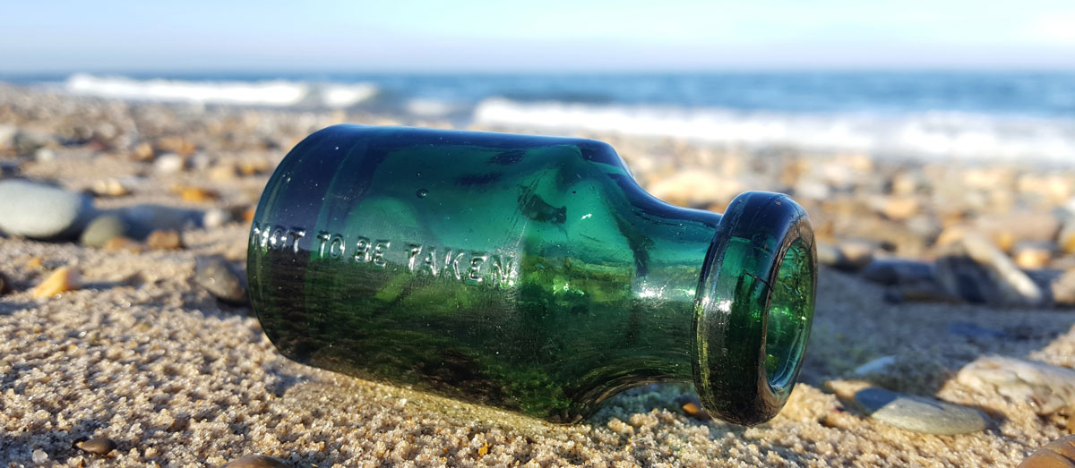 antique poison bottle not to be taken ireland