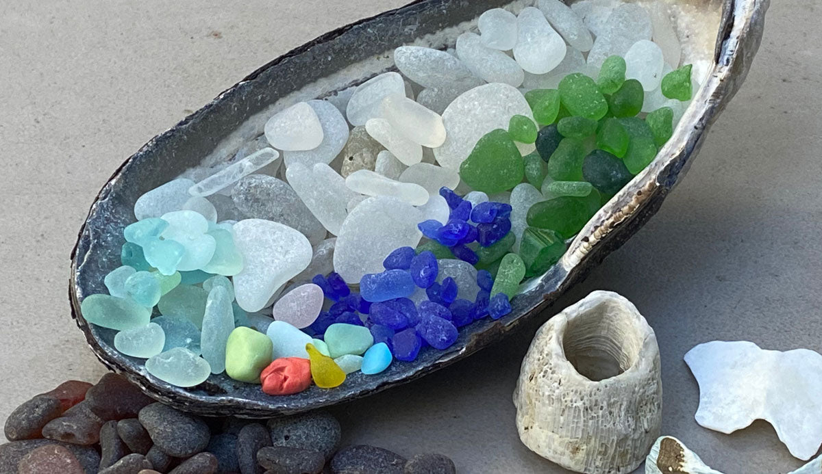 sea glass found on glass beach in washington state