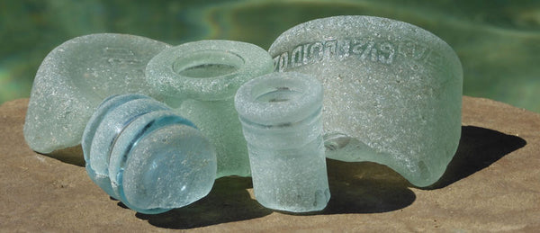 S&S® Worldwide Seafoam Sea Glass Beads