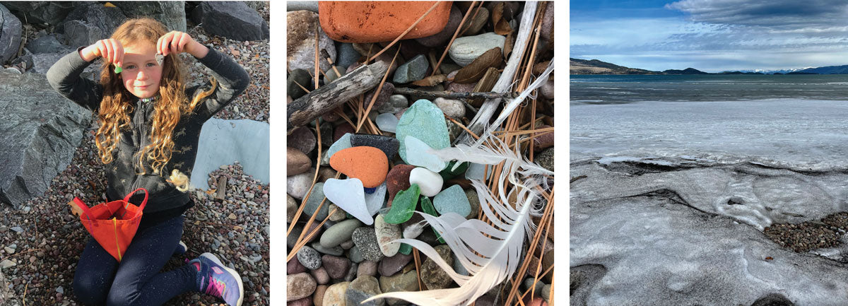 sea glass found in mountain lakes