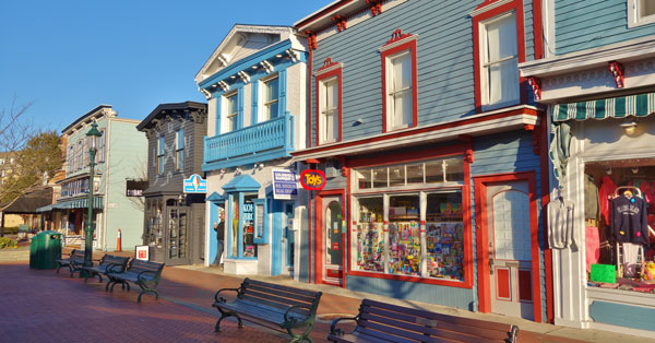 shopping street cape may