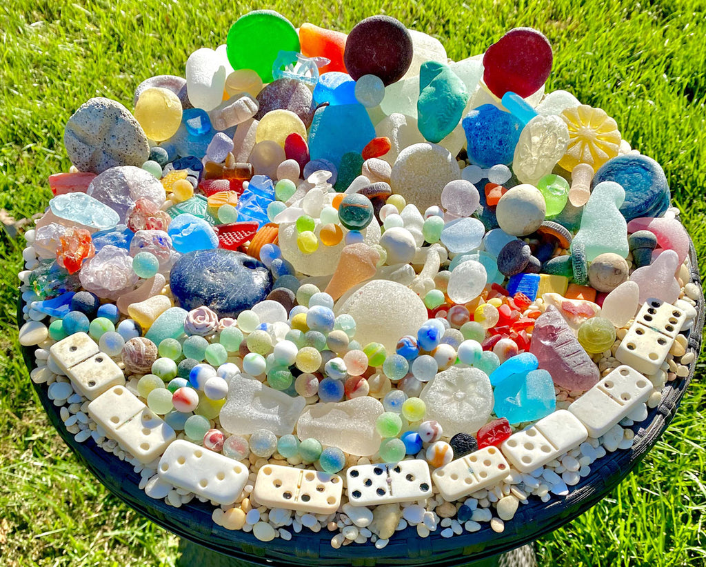 gorgeous sea glass and beach glass collection