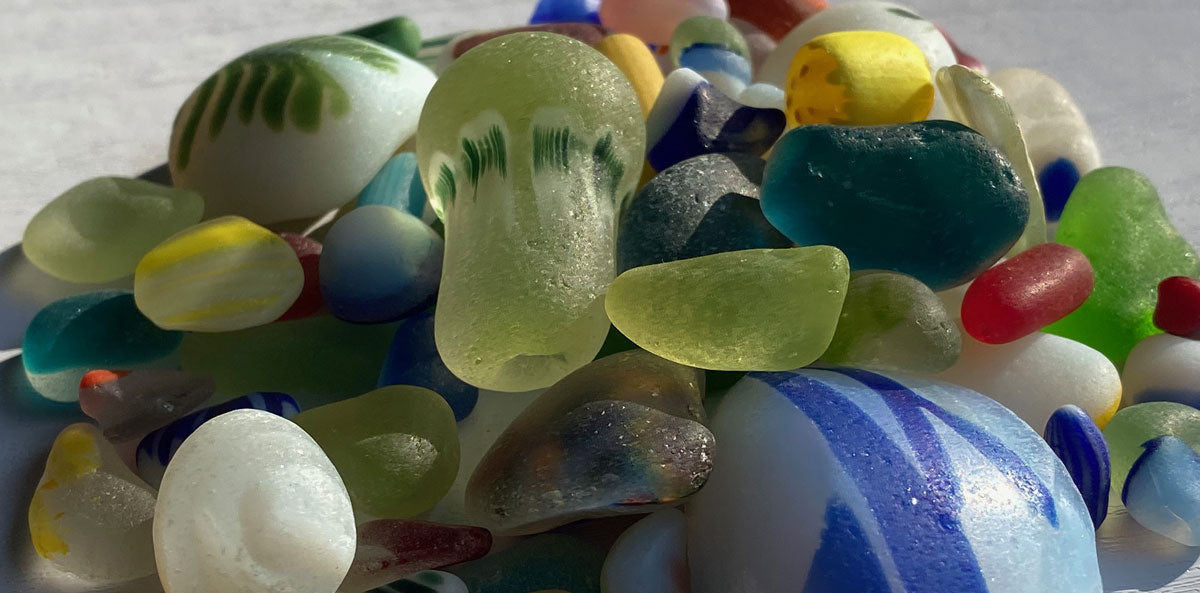 sea glass from davenport california