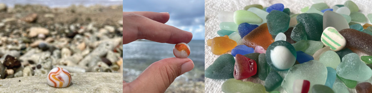 beach glass from the caribbean found in curacao
