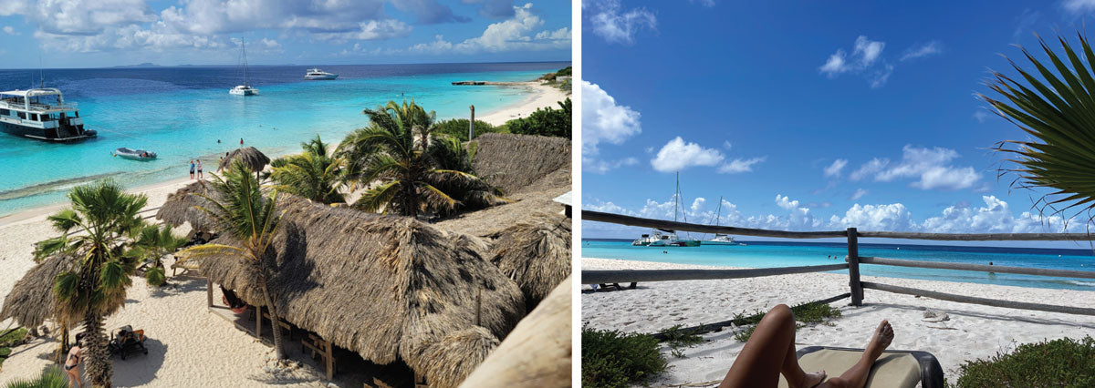 the beach on Klein Curaçao