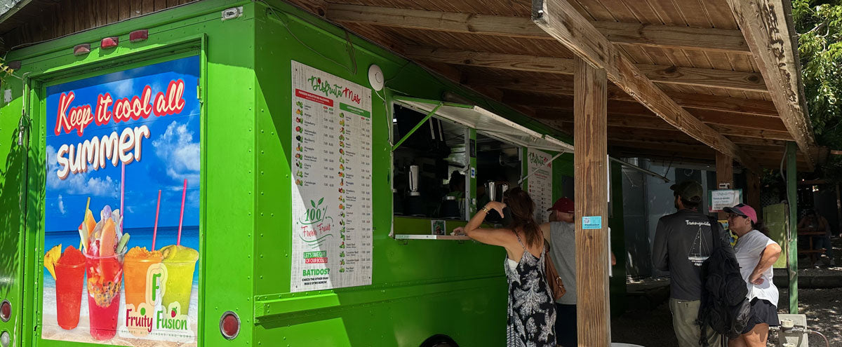 food truck for arepas in curacao
