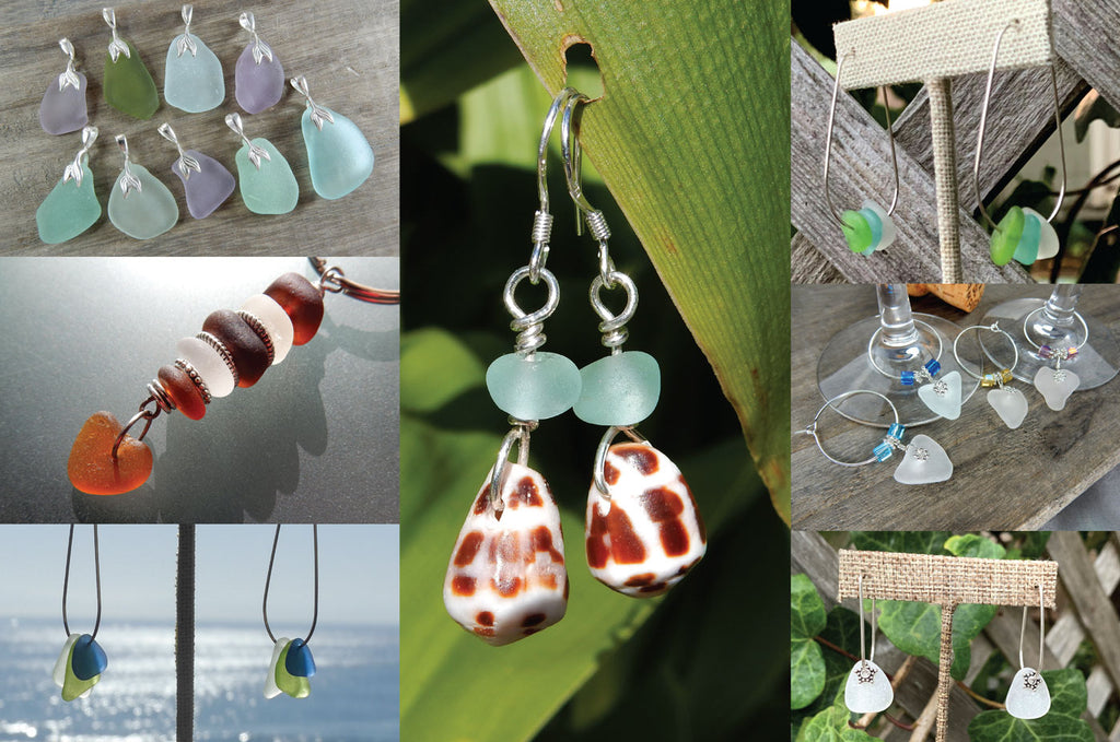 creative uses for drilled sea glass