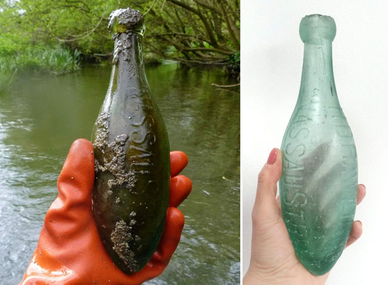 torpedo bottle english antique