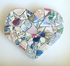 Fiona Dart Pottery Shard Heart