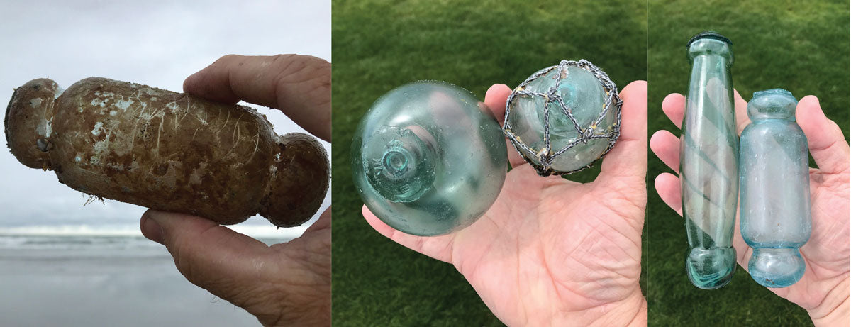 washington beachcomber finds japanese glass fishing floats