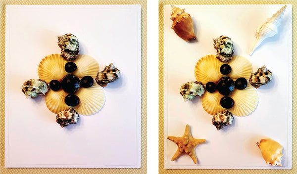 start designing seashell mosaic