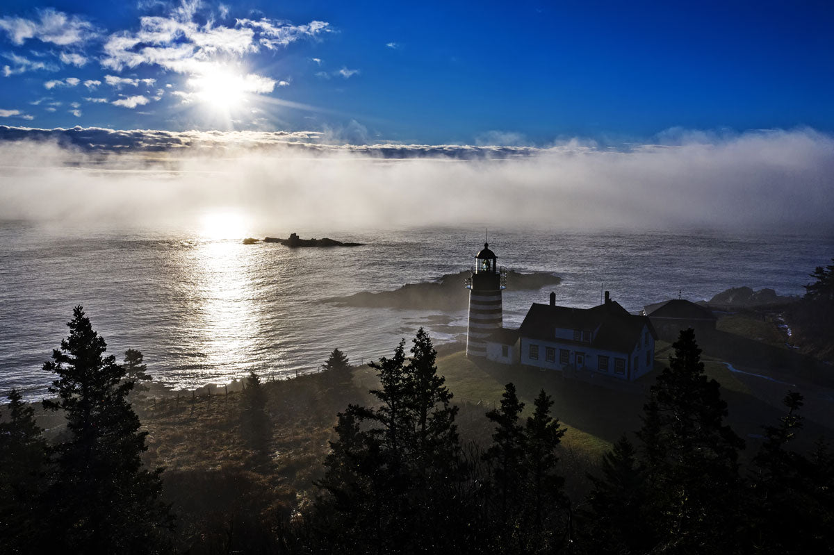 West Quoddy Lighthouse, Lubec, Maine (DanC Photo).