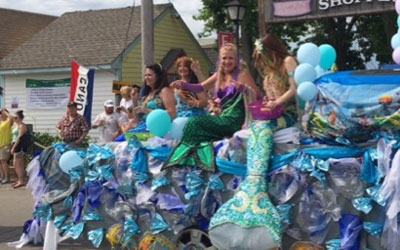 mermaid float