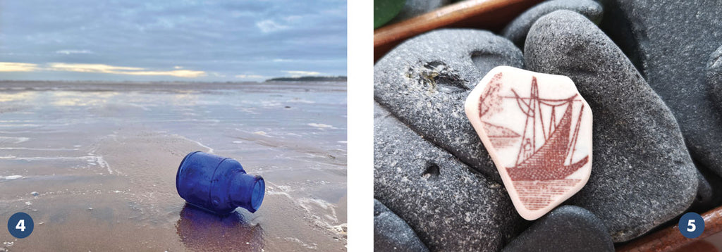 sea glass bottle and sea pottery photo contest winners