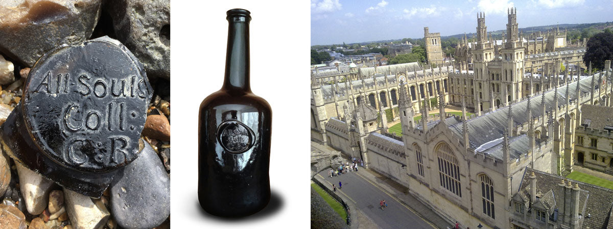 All Souls College Bottle Seal found in River Thames