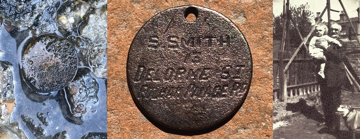 dog tag found in thames