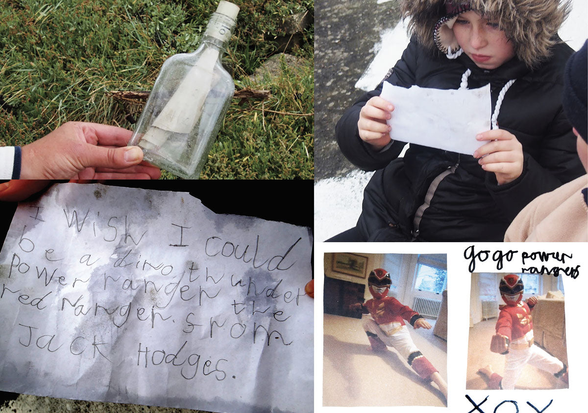 message in bottle found in thames from kid