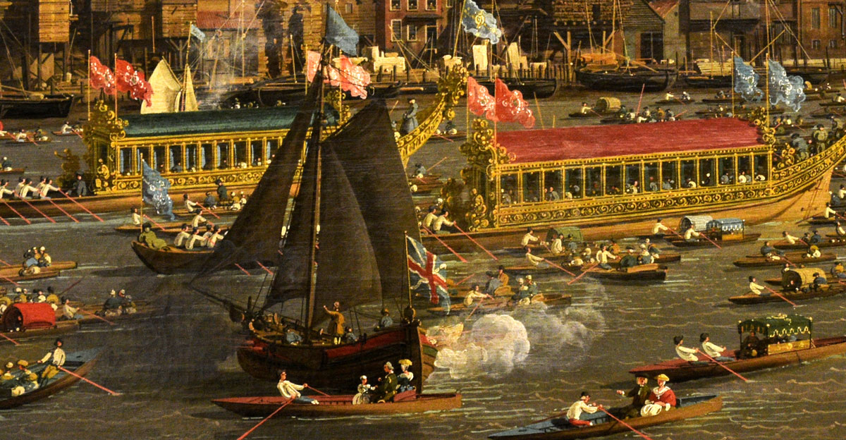 music festival on the thames in 1700s