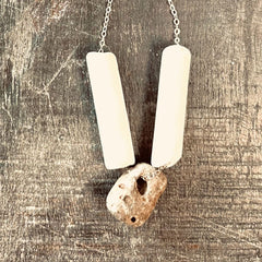 clay pipe necklace