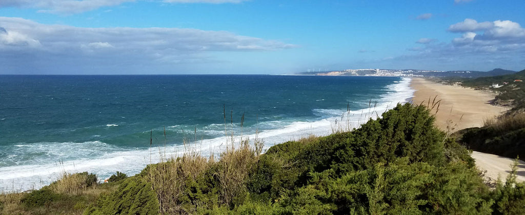 seaglass beach portugal silver coast