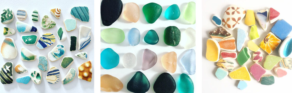 sea glass from beaches in portugal