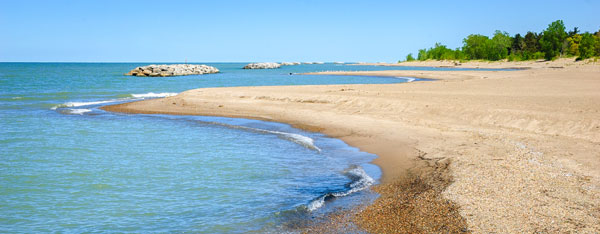 lake erie beach