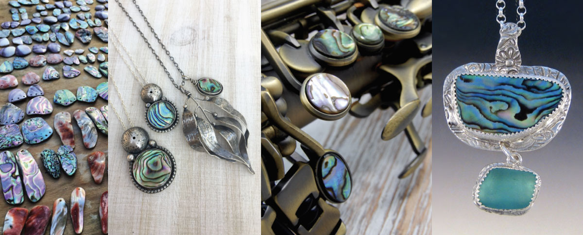 abalone shell jewelry and art
