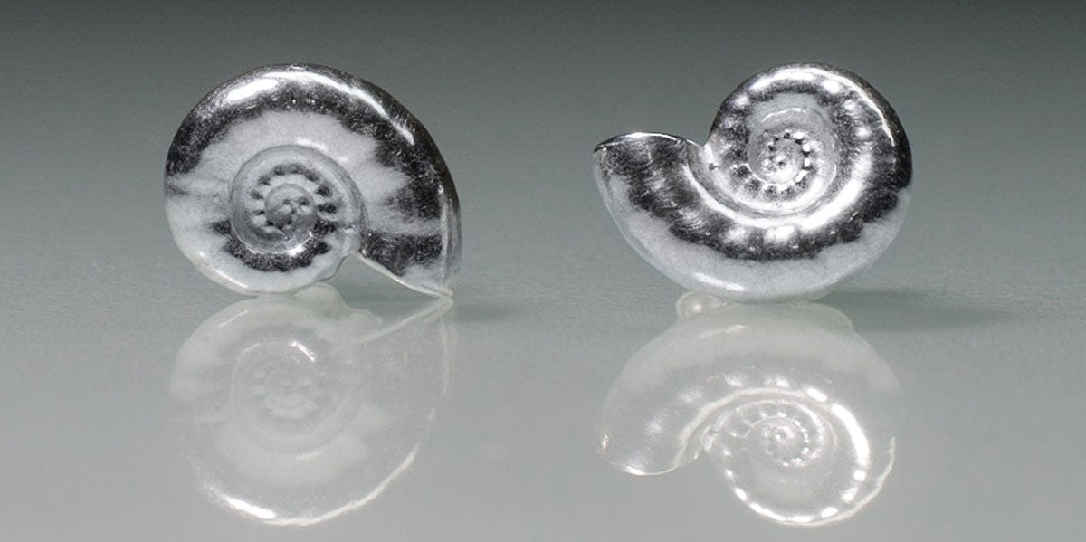 how to cast silver earrings from shells