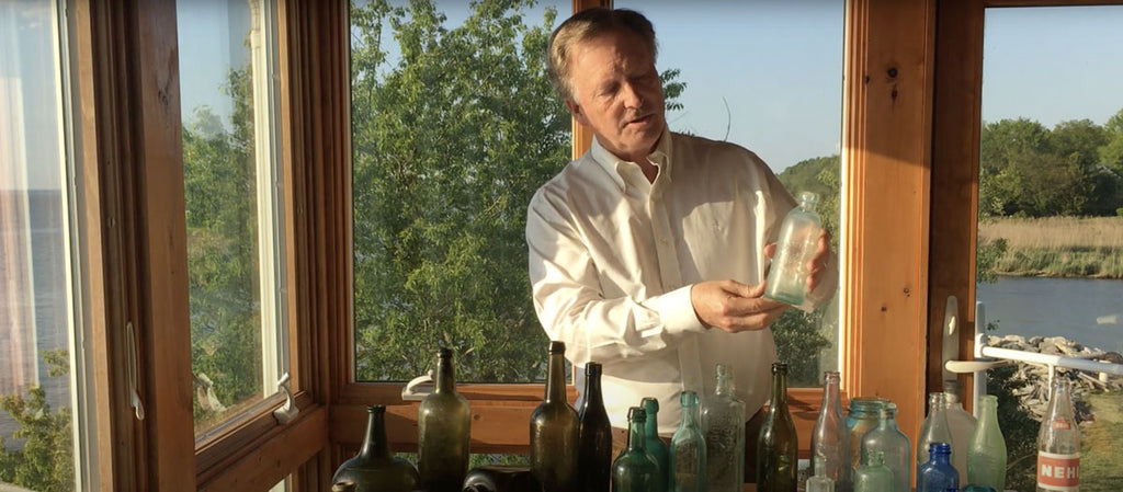 pure sea glass author richard lamotte identify bottles