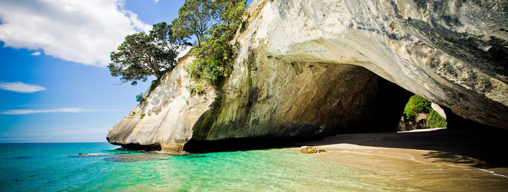 beach cave new zealand