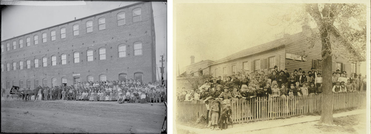 Boepple Button Company and button factory workers