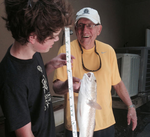 grandfather fishing