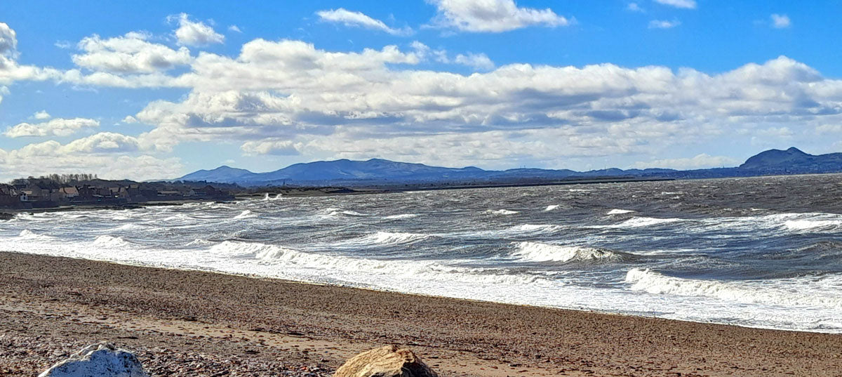 beach in scotland for sea glass