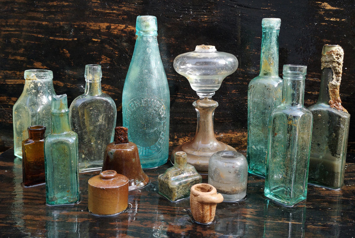 Bottles and more found in English streams and rivers