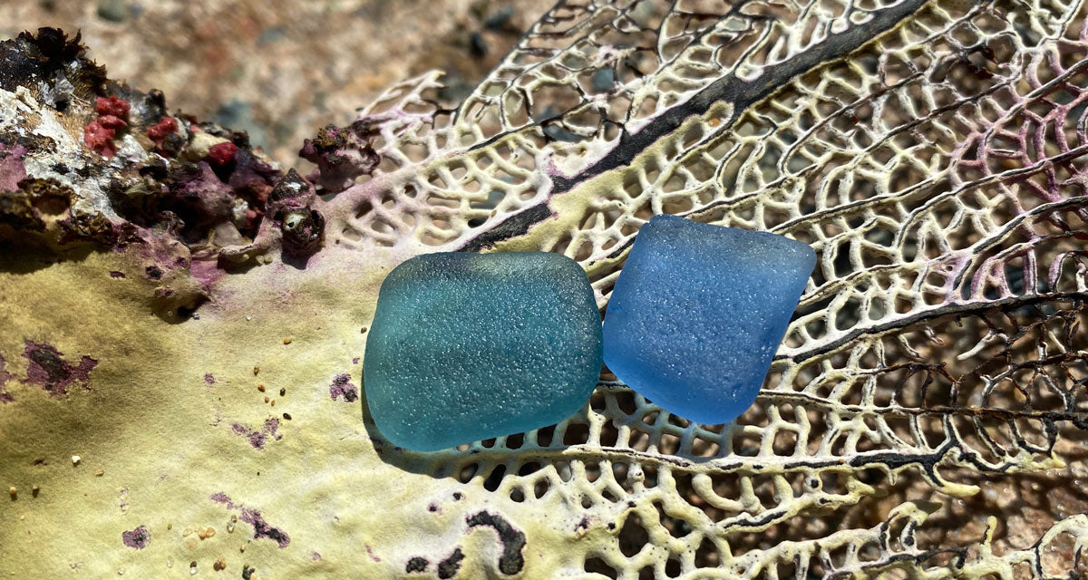 puerto rico sea glass from beach near capitola in san juan