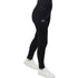 Pantaloni leggins da donna neri con logo ricamato Omini Kappa, Abbigliamento Sport, SKU a713000158, Immagine 0