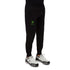 Pantaloni joggers neri da uomo con dettagli in verde Tonino Lamborghini, Abbigliamento Sport, SKU a723000129, Immagine 0