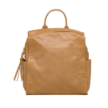 Zaino beige da donna con tasche esterne Lora Ferres, Borse e accessori Donna, SKU b515000732, Immagine 0