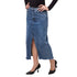 Gonna lunga in jeans con spacco frontale da donna Swish Jeans, Abbigliamento Donna, SKU c813500048, Immagine 0
