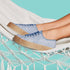 Sneakers azzurre da donna con suola in corda Lora Ferres, Donna, SKU w014001061, Immagine 0