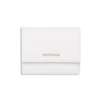 Portafoglio bianco effetto cocco da donna Coconuda, Borse e accessori Donna, SKU g541000056, Immagine 0