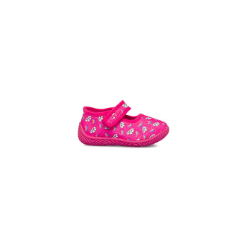 Ballerine bambina primi passi fucsia con stampe Chicco Telly, Brand, SKU k212000046, Immagine 0