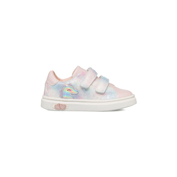 Sneakers rosa con dettagli multicolore e unicorno Le Scarpe di Alice, Scarpe Bambini, SKU k222000408, Immagine 0
