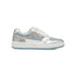 Sneakers bianche e blu jeans da ragazza con paillettes argento 10 Baci, Scarpe Bambini, SKU k232000556, Immagine 0