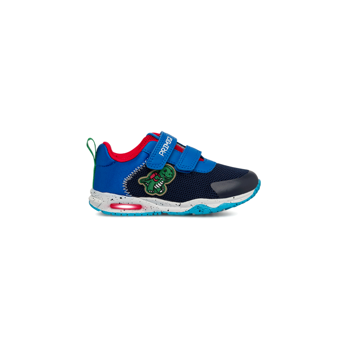 Sneakers primi passi blu da bambino con luci nella suola Primigi Baby Air Light, Scarpe Primi passi, SKU k241000035, Immagine 0
