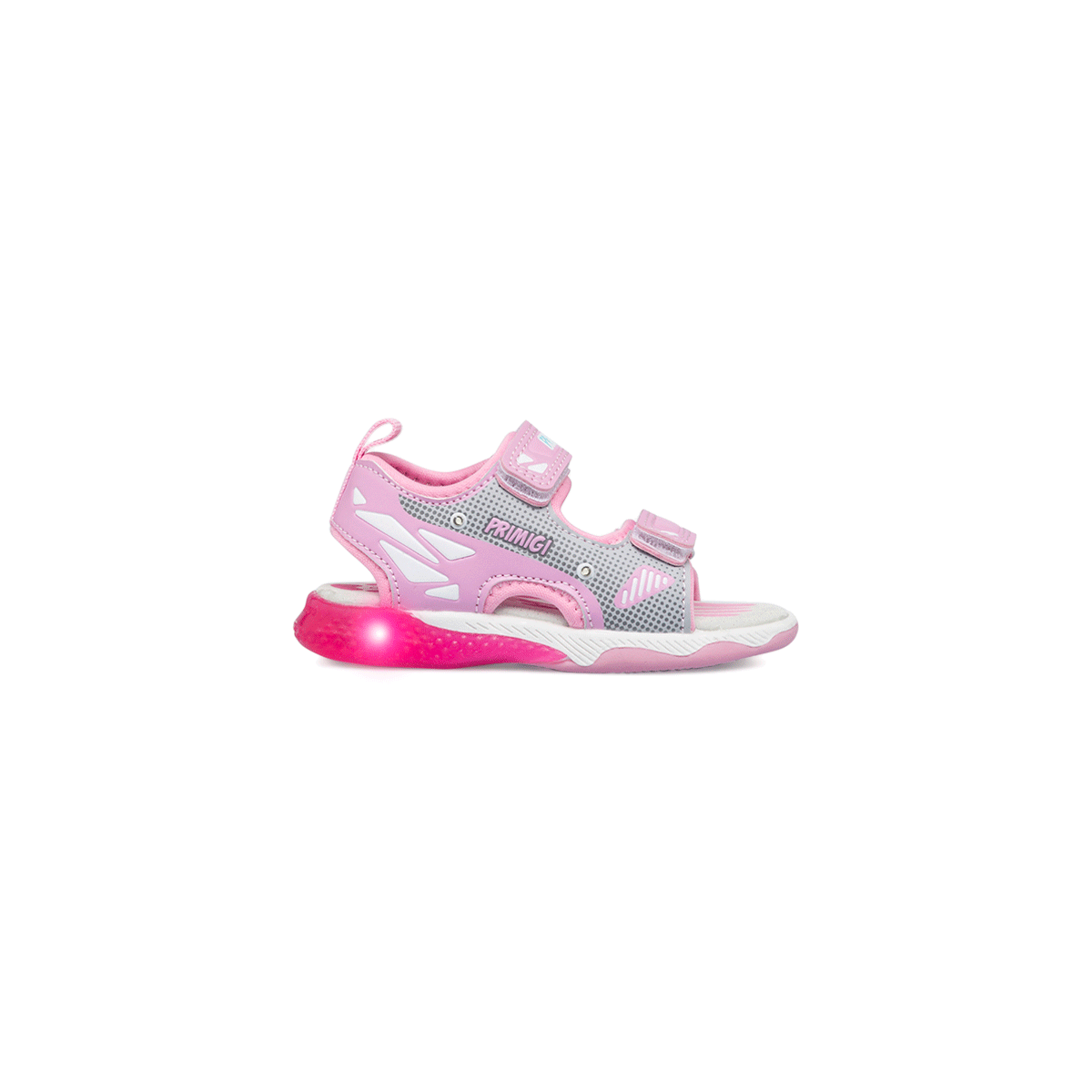 Sandali primi passi rosa con luci da bambina Primigi, Scarpe Primi passi, SKU k281000184, Immagine 0