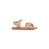 Sandali da bambina rosa con dettaglio intrecciato e glitter Le Scarpe di Alice, Scarpe Bambini, SKU k283000463, Immagine 0