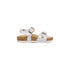Sandali bianchi da ragazza con pois argento Settenote, Scarpe Bambini, SKU k285000459, Immagine 0
