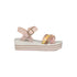 Sandali da ragazza oro rosa plateau con dettagli gioiello strass e glitter 10 Baci, Scarpe Bambini, SKU k285000504, Immagine 0