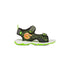 Sandali da ragazzo neri e verde fluo con logo Birilli&Monelli, Scarpe Bambini, SKU k286000206, Immagine 0